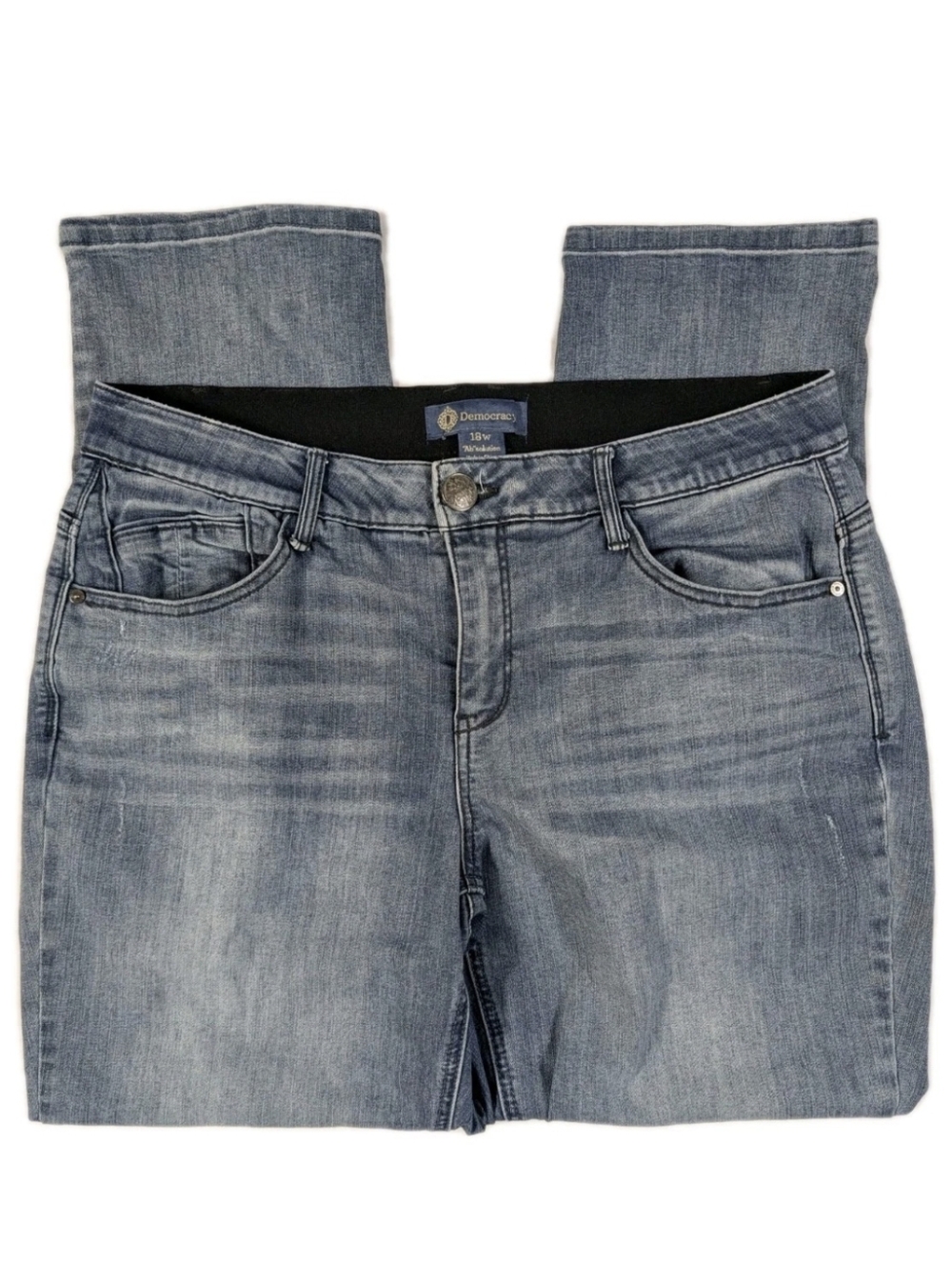 Democracy Absolution Womens Jeans Size 18W Blue Denim Stretch Coolmax